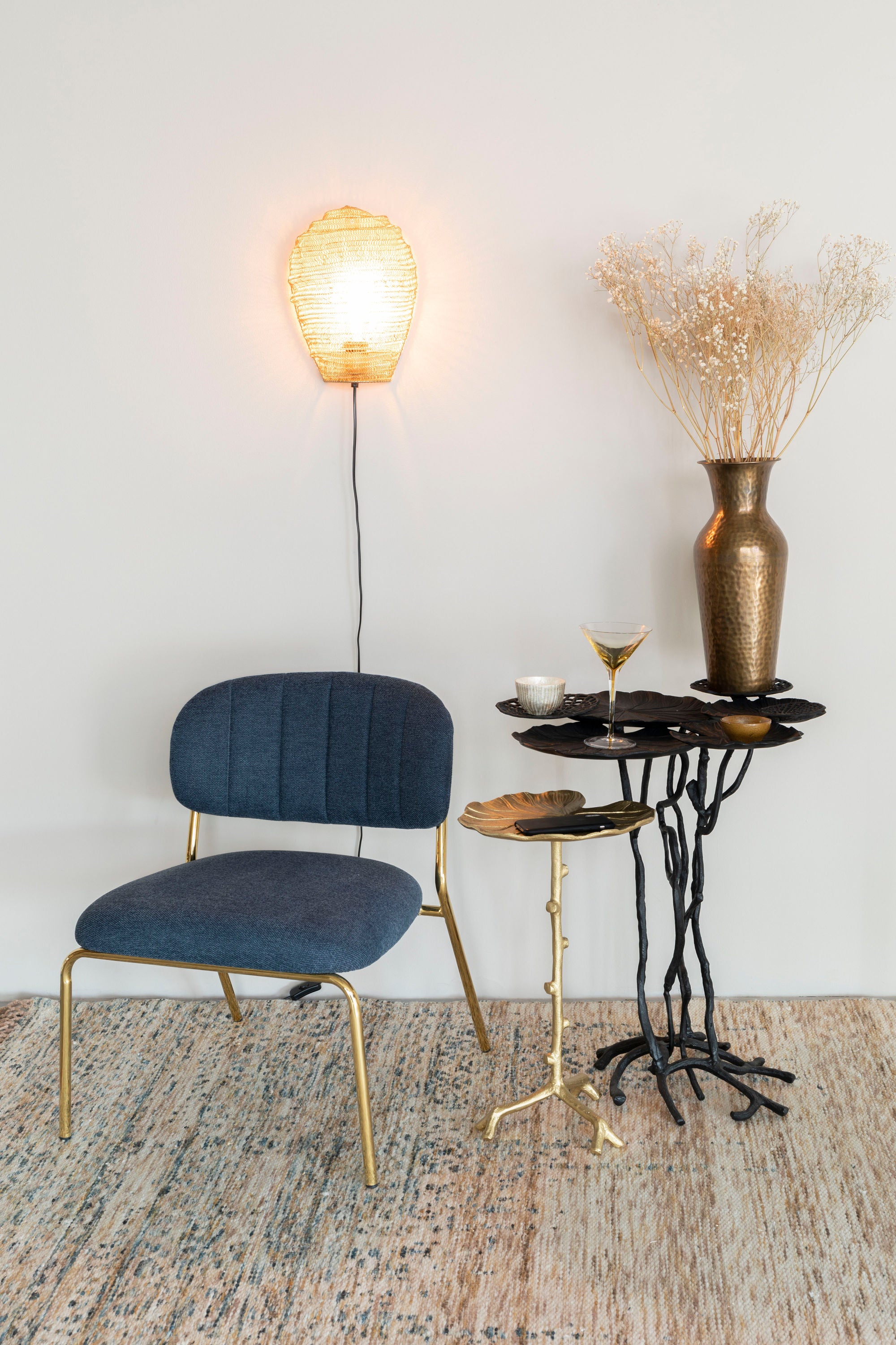 Lena Brass Wall Light